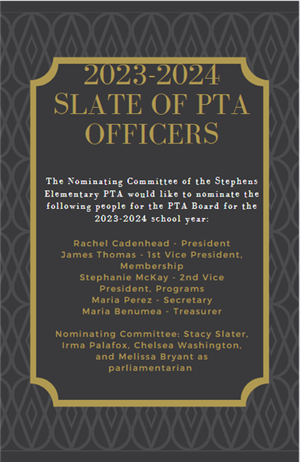 2023-2024 PTA Officer